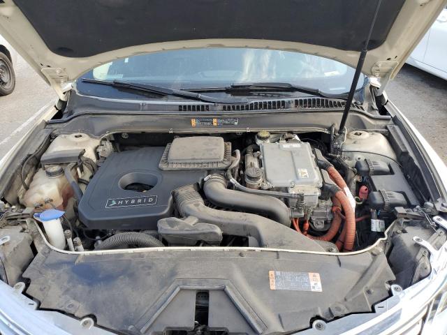 3LN6L2LU6FR618682 - 2015 LINCOLN MKZ HYBRID CREAM photo 11