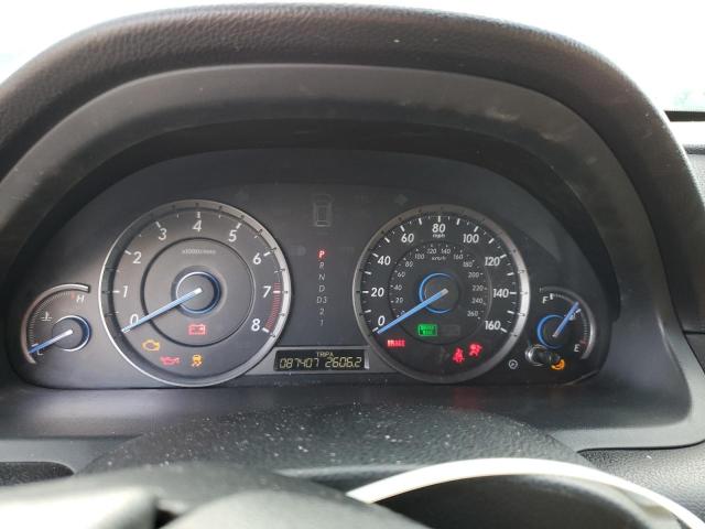 5J6TF1H53CL003697 - 2012 HONDA CROSSTOUR EXL ნაცრისფერი ფოტო 9