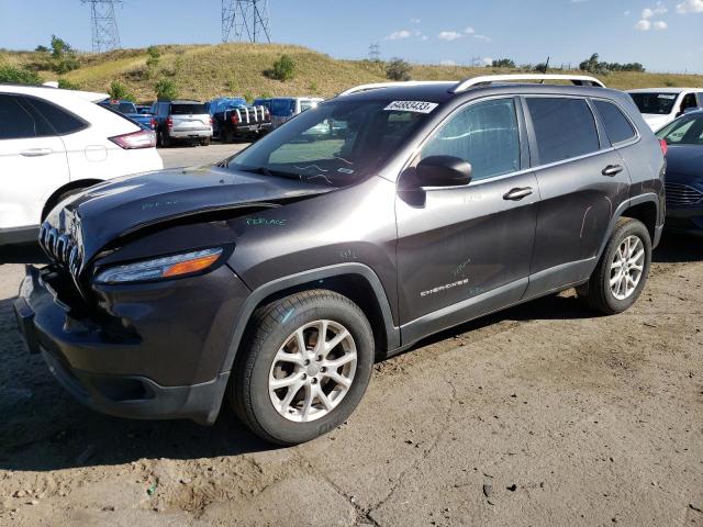 1C4PJMCB3GW204749 - 2016 JEEP CHEROKEE LATITUDE GRAY photo 1