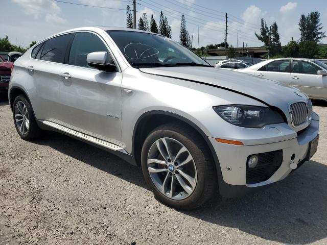 5UXFG8C52EL592968 - 2014 BMW X6 XDRIVE50I SILVER photo 4