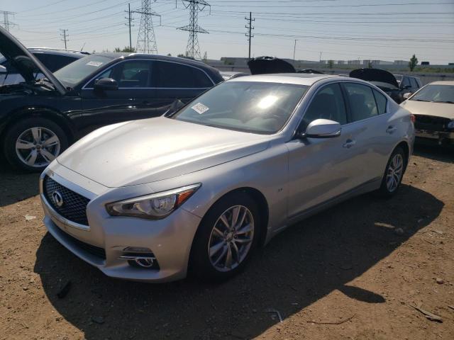 JN1BV7AR7EM693782 - 2014 INFINITI Q50 BASE SILVER photo 1