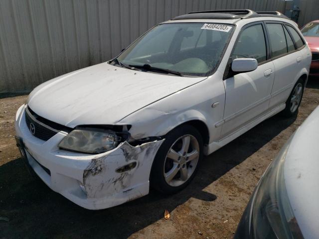 JM1BJ246221609233 - 2002 MAZDA PROTEGE PR5 WHITE photo 1