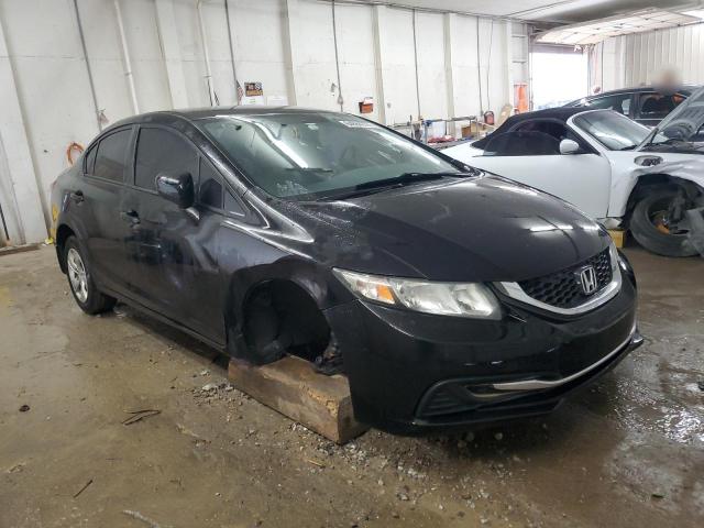 2HGFB2F59EH526537 - 2014 HONDA CIVIC LX BLACK photo 4