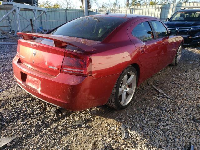 2B3LA73W66H395133 - 2006 DODGE CHARGER SRT-8 RED photo 4