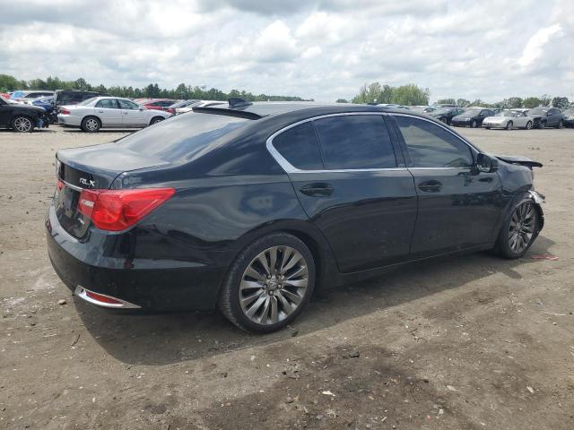 JH4KC1F97HC000274 - 2017 ACURA RLX ADVANCE შავი ფოტო 3