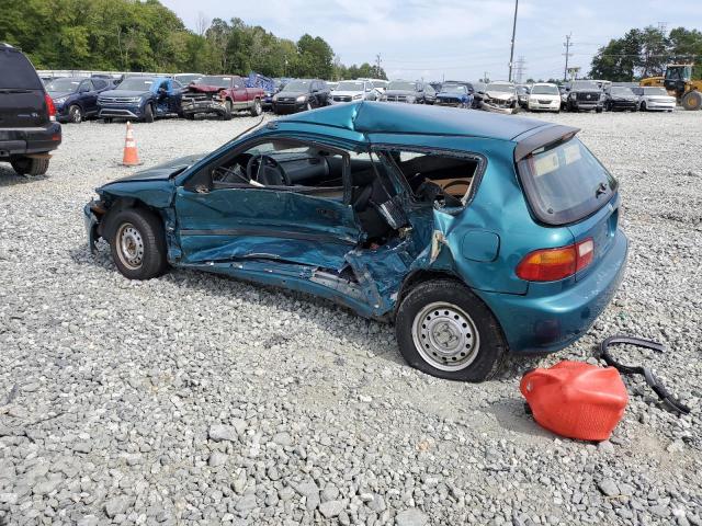 2HGEH2460SH510213 - 1995 HONDA CIVIC DX TEAL photo 2