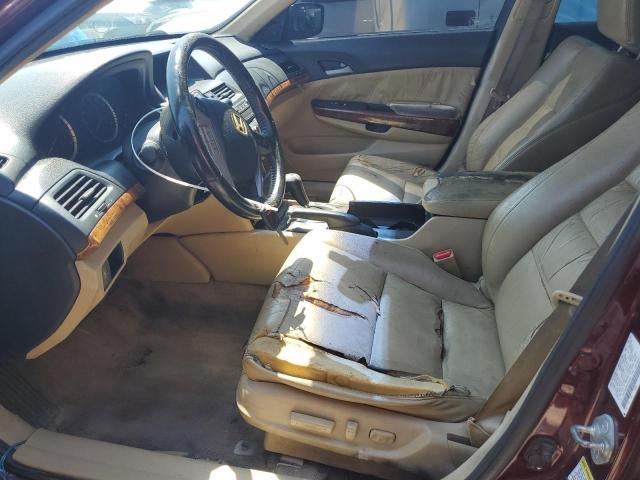 1HGCP2F8XBA009336 - 2011 HONDA ACCORD EXL MAROON photo 7