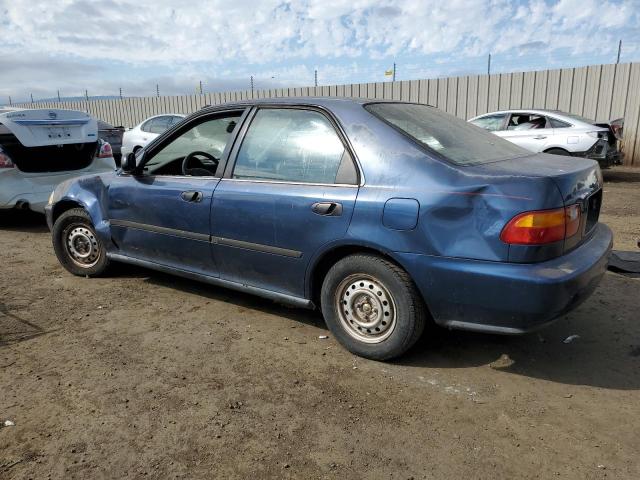 1HGEG864XPL028926 - 1993 HONDA CIVIC DX BLUE photo 2