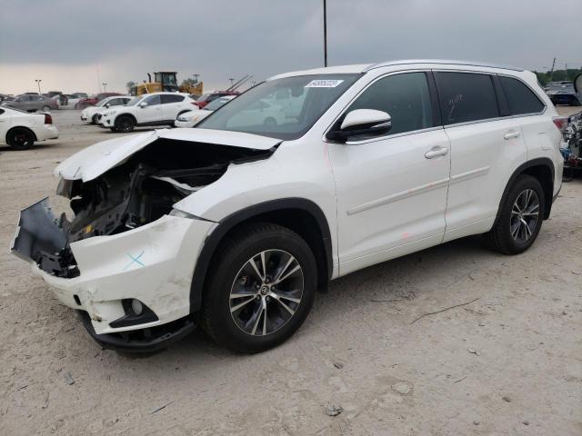 5TDJKRFH3GS326799 - 2016 TOYOTA HIGHLANDER XLE WHITE photo 1