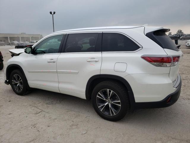 5TDJKRFH3GS326799 - 2016 TOYOTA HIGHLANDER XLE WHITE photo 2