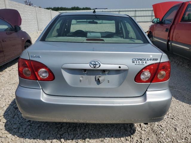 1NXBR32EX6Z609540 - 2006 TOYOTA COROLLA CE SILVER photo 6