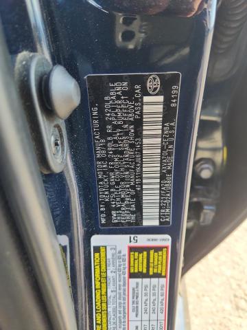 4T1B11HK4JU671453 - 2018 TOYOTA CAMRY L 蓝色 照片 12