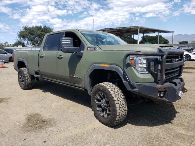 1GT49VEY0LF270530 - 2020 GMC SIERRA K3500 AT4 GREEN photo 4