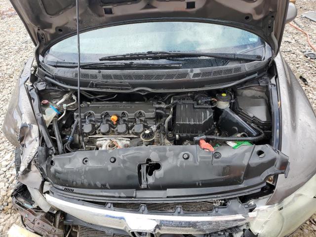 2HGFA16619H511512 - 2009 HONDA CIVIC LX-S Gris photo 11