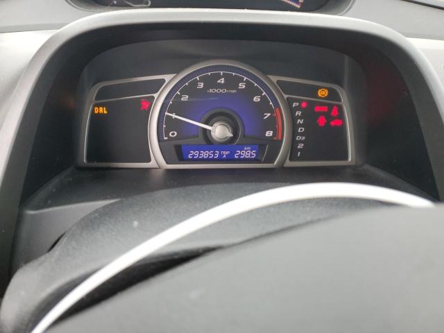 2HGFA16619H511512 - 2009 HONDA CIVIC LX-S Gris photo 9