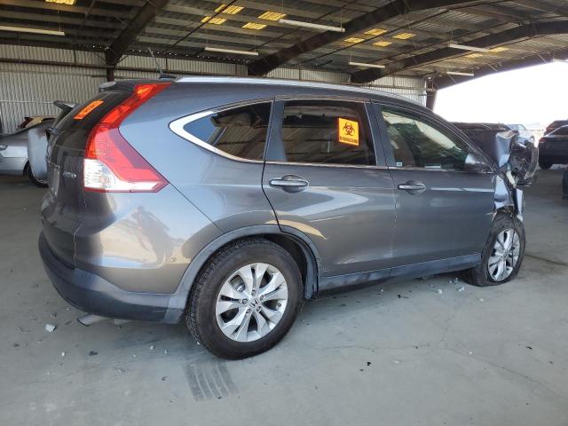 2HKRM4H77DH624178 - 2013 HONDA CR-V EXL GRAY photo 3