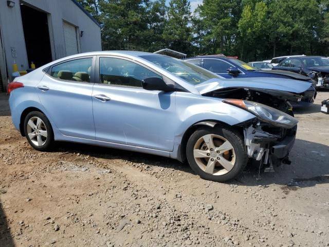 KMHDH4AEXCU470699 - 2012 HYUNDAI ELANTRA GLS BLUE photo 4