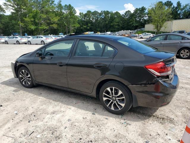 19XFB2F84DE008421 - 2013 HONDA CIVIC EX BLACK photo 2