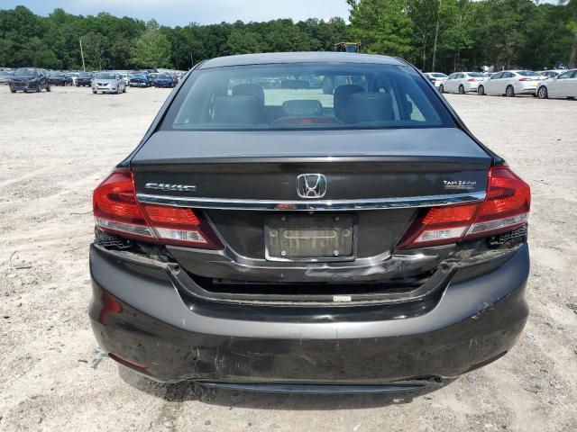 19XFB2F84DE008421 - 2013 HONDA CIVIC EX BLACK photo 6