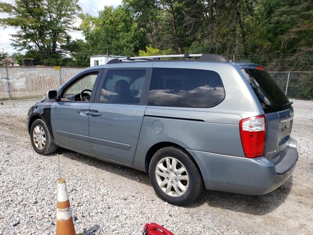 KNDMB233786248929 - 2008 KIA SEDONA EX BLUE photo 2