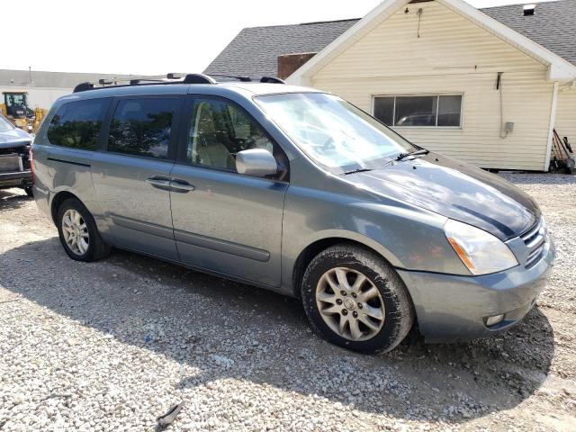 KNDMB233786248929 - 2008 KIA SEDONA EX BLUE photo 4