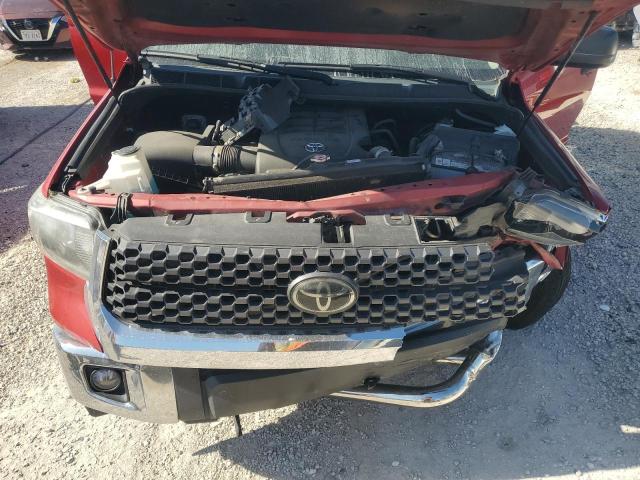 5TFRM5F17KX134653 - 2019 TOYOTA TUNDRA DOUBLE CAB SR/SR5 RED photo 11