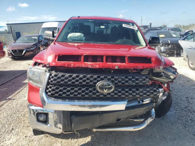 5TFRM5F17KX134653 - 2019 TOYOTA TUNDRA DOUBLE CAB SR/SR5 RED photo 5