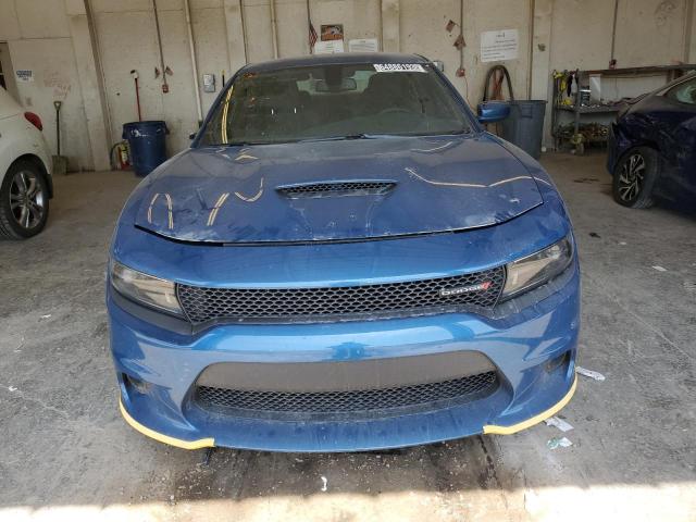2C3CDXHG0NH232519 - 2022 DODGE CHARGER GT BLUE photo 5