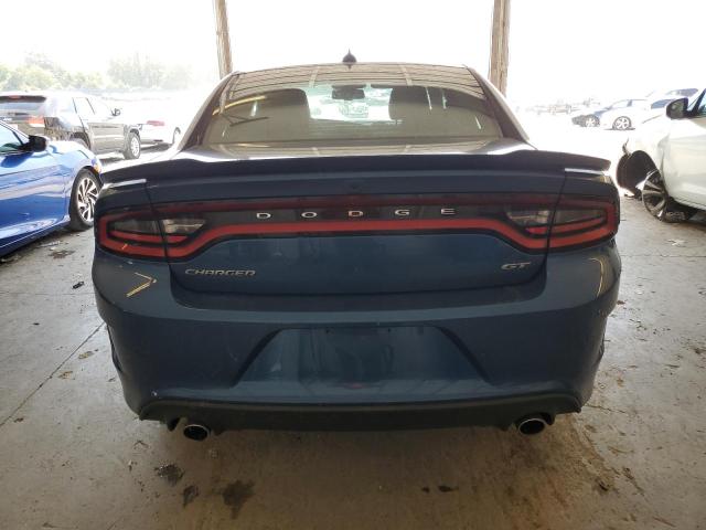 2C3CDXHG0NH232519 - 2022 DODGE CHARGER GT BLUE photo 6