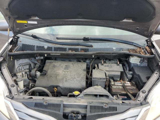 5TDDK3DC9BS015078 - 2011 TOYOTA SIENNA XLE 灰色 照片 12