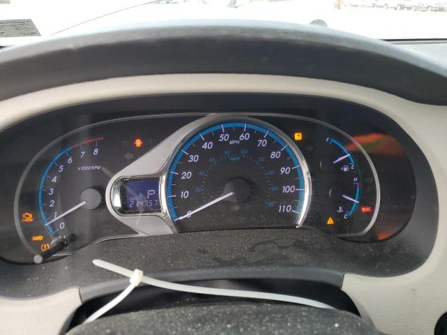 5TDDK3DC9BS015078 - 2011 TOYOTA SIENNA XLE 灰色 照片 9