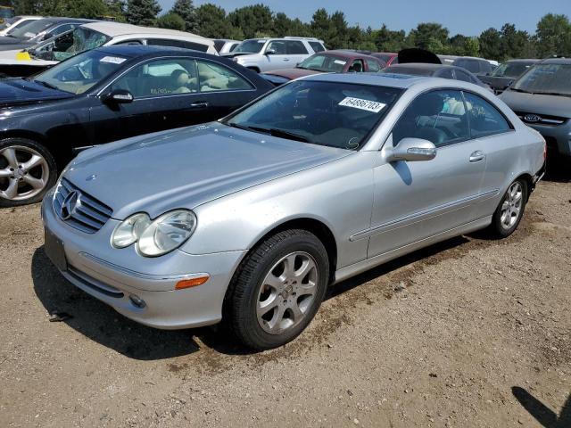 WDBTJ65J54F089287 - 2004 MERCEDES-BENZ CLK 320C SILVER photo 1