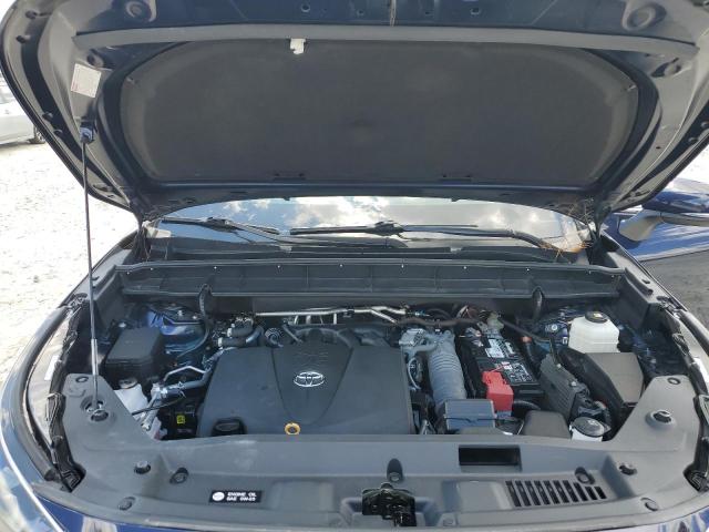 5TDGZRBHXNS588506 - 2022 TOYOTA HIGHLANDER XLE BLUE photo 12