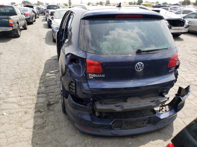 WVGBV7AX7GW608664 - 2016 VOLKSWAGEN TIGUAN S BLUE photo 6