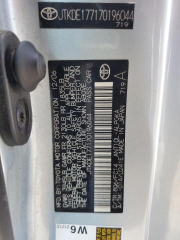 JTKDE177170196044 - 2007 TOYOTA SCION TC ლურჯი ფოტო 12