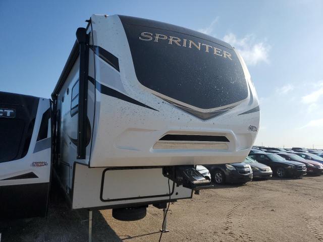 4YDF32B27M1533181 - 2021 KEYSTONE SPRINTER WHITE photo 1
