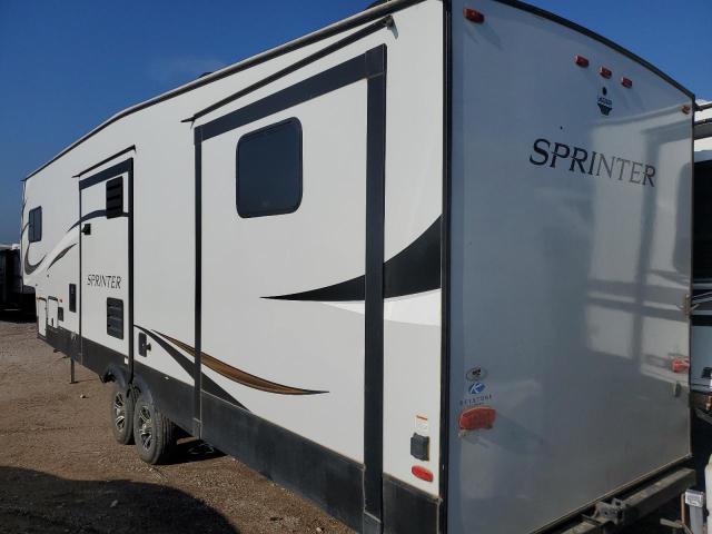 4YDF32B27M1533181 - 2021 KEYSTONE SPRINTER WHITE photo 3