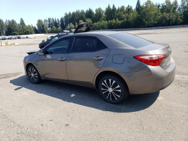 5YFBURHEXHP618008 - 2017 TOYOTA COROLLA L GRAY photo 2