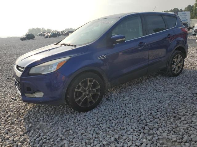 1FMCU9H91DUA72456 - 2013 FORD ESCAPE SEL BLUE photo 1