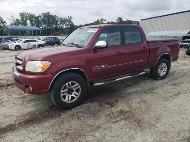 5TBDT44126S544307 - 2006 TOYOTA TUNDRA DOUBLE CAB SR5 BURGUNDY photo 1