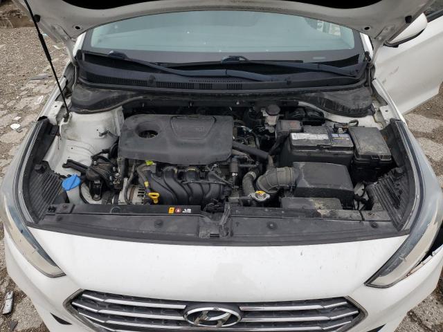 3KPC24A34KE057139 - 2019 HYUNDAI ACCENT SE WHITE photo 11