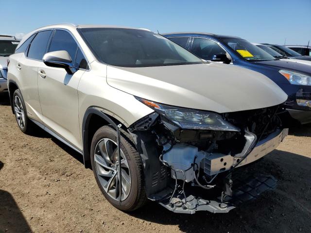 JTJDGKCA9J2002412 - 2018 LEXUS RX 450H L BASE TAN photo 4