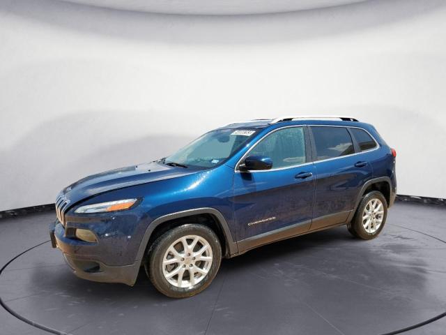 1C4PJLCB4JD566540 - 2018 JEEP CHEROKEE LATITUDE BLUE photo 1