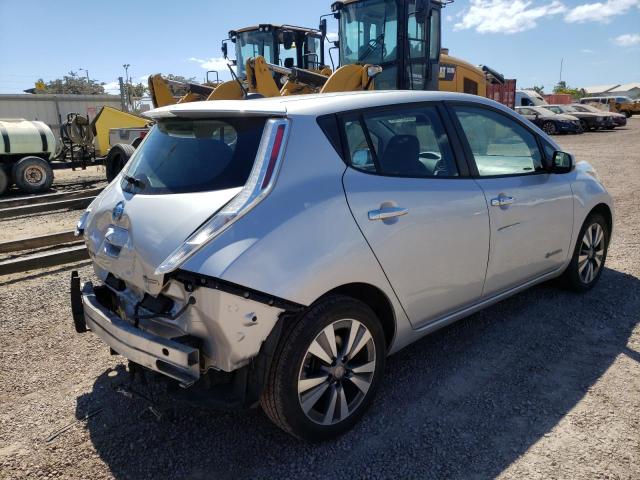 1N4AZ0CP6FC322108 - 2015 NISSAN LEAF S SILVER photo 3