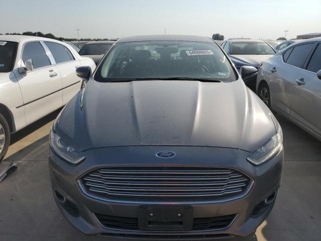 3FA6P0RU5ER374063 - 2014 FORD FUSION TITANIUM HEV GRAY photo 5