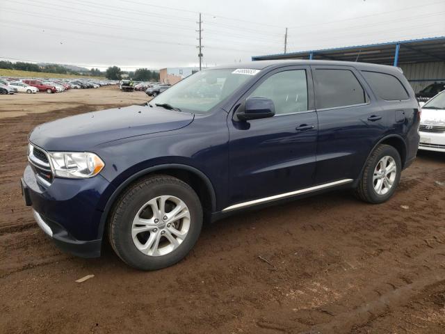 1C4RDJAG8DC698133 - 2013 DODGE DURANGO SXT BLUE photo 1