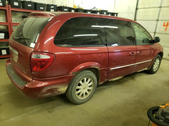 2C8GP54L52R573821 - 2002 CHRYSLER TOWN & COU LXI RED photo 3