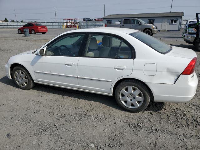 1HGES26701L065187 - 2001 HONDA CIVIC EX WHITE photo 2