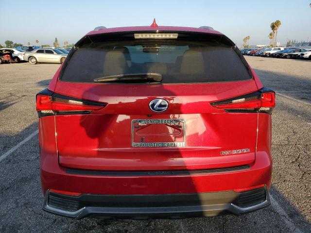 JTJGJRDZ1L5004166 - 2020 LEXUS NX 300H BURGUNDY photo 6