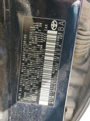 5YFBURHE9JP778175 - 2018 TOYOTA COROLLA L BLUE photo 12